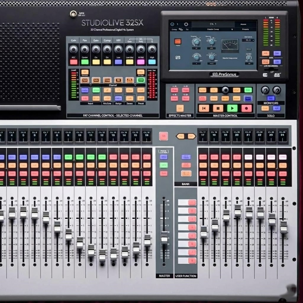 PRESONUS 32SX Mixer Top View
