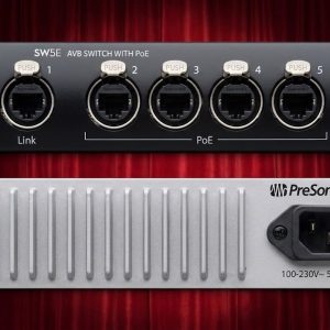 PRESONUS SW5E AVB Switch Back_Front