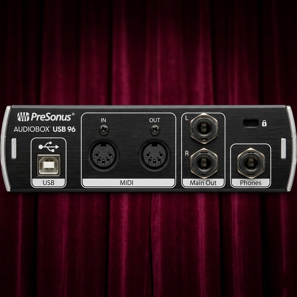 PRESONUS USB96 Audio Interface Rear Panel