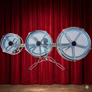 ROTO Toms, 3 drums w/stand