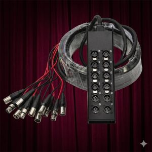 SEISMIC 8ch_4 return 100ft Audio Snake_