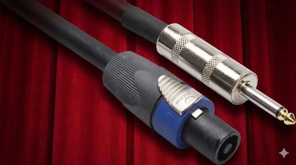 SPEAKON #4 to ¼ inch Speaker Cable.  50ft each