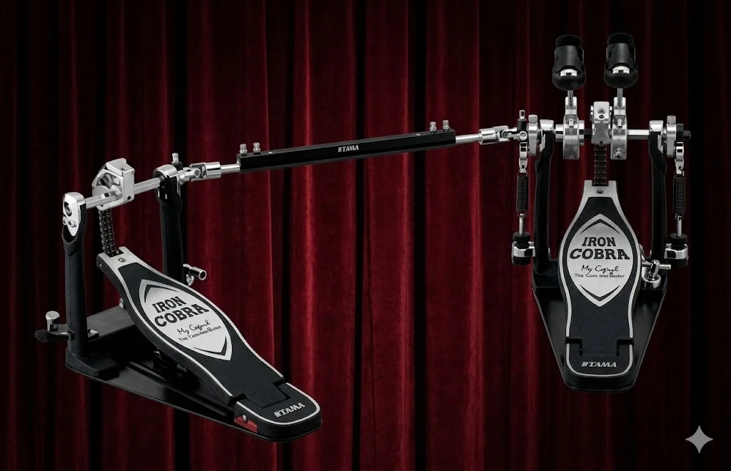 TAMA Iron Cobra Dual Kick Pedal w/case